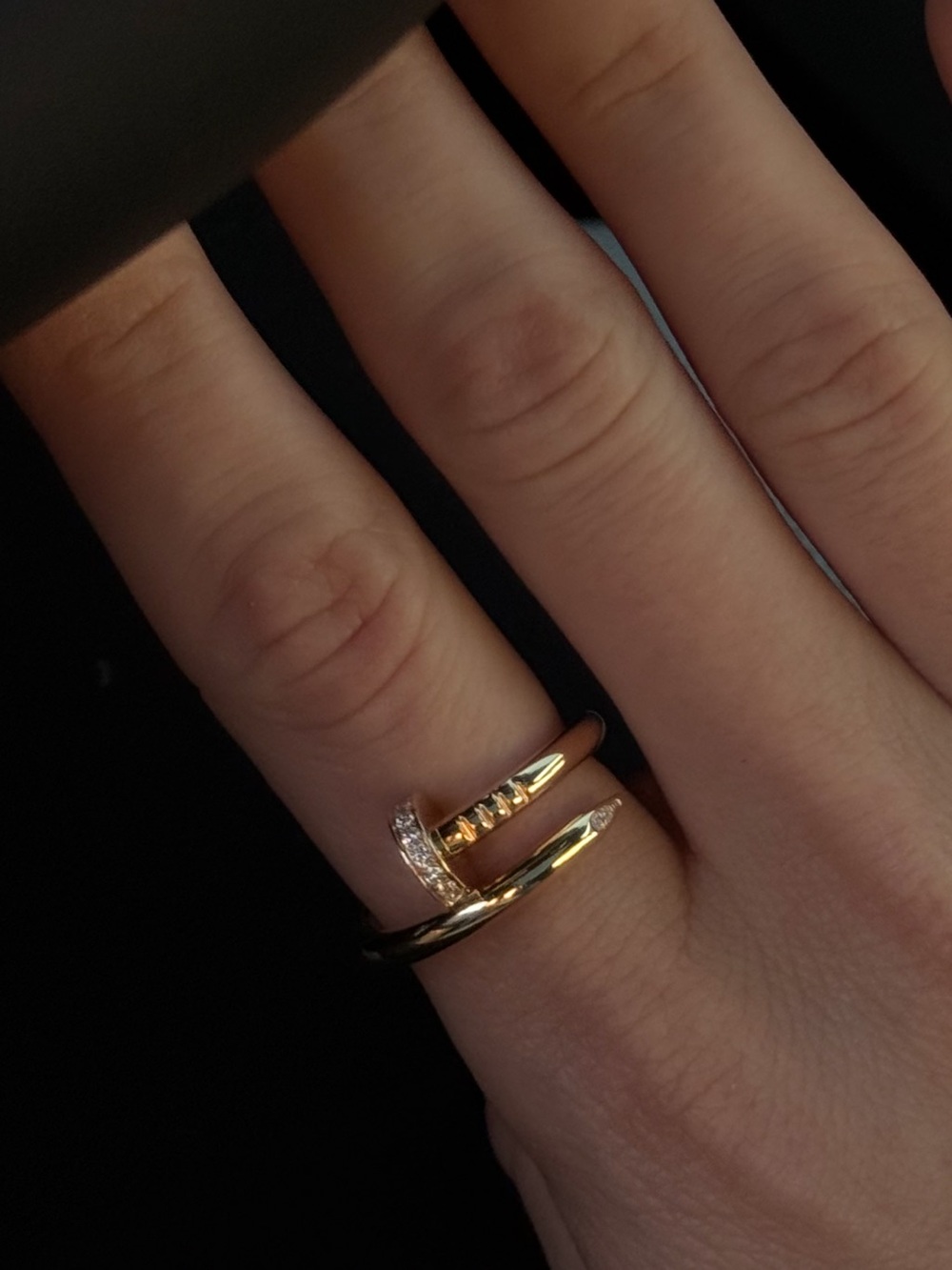 Cartier Juste Un Clou Ring with Diamonds 54